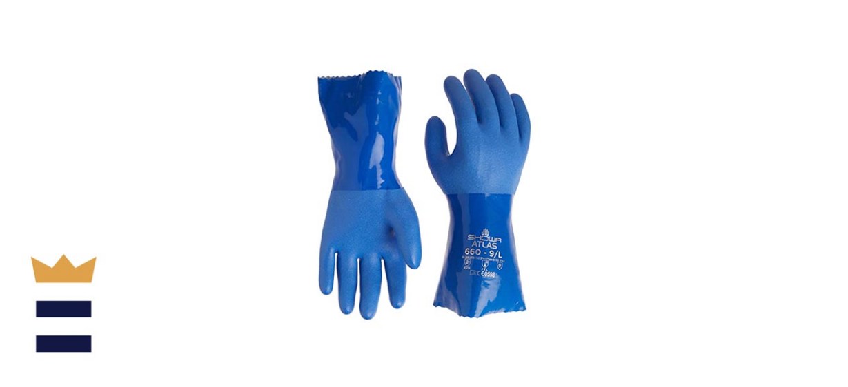 Universal Fit Crabbing Gloves - PVC Coated — Kohr Crabbing Supplies
