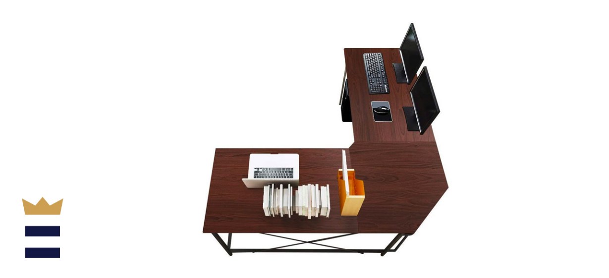 Soges Large L-Shaped Computer Desk