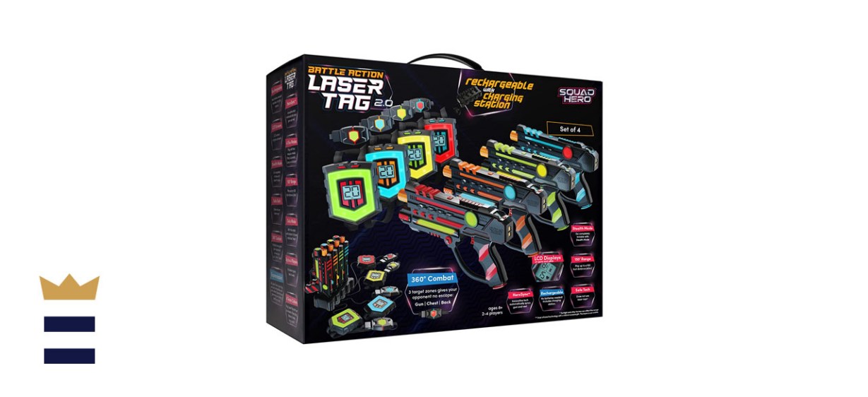 Hasbro Lazer Tag Team Ops Deluxe 2-Player System Ultimate Game Of Tag 2  Guns