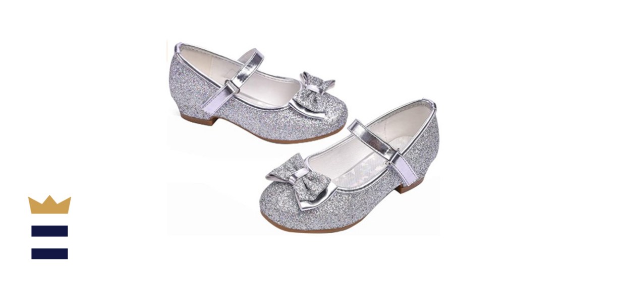Stelle Girls Mary Jane Glitter Shoes