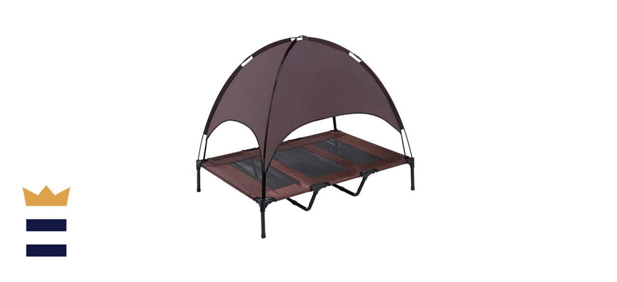 Superjare Elevated Pet Cot with Canopy
