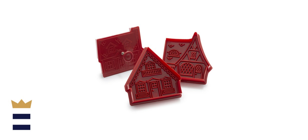Sur La Table Gingerbread House Impression Cookie Cutters