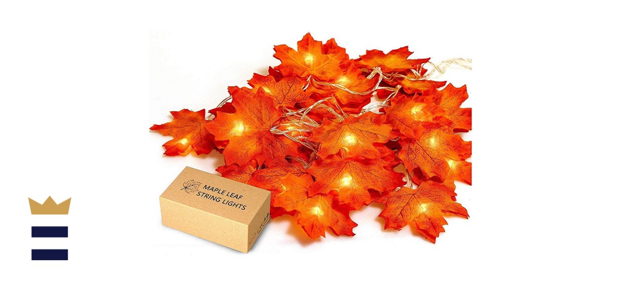 The Camlinbo Store Leaf Garland String Lights