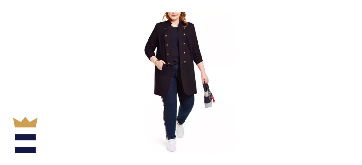 Tommy Hilfiger Plus Size Band Jacket