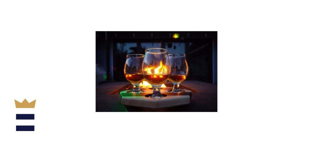 Tulip Glass Serving Tray