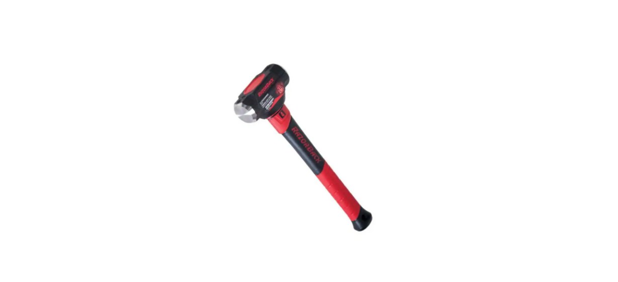 Razor-Back 4-pound Sledge Hammer with 15-inch Fiberglass Handle