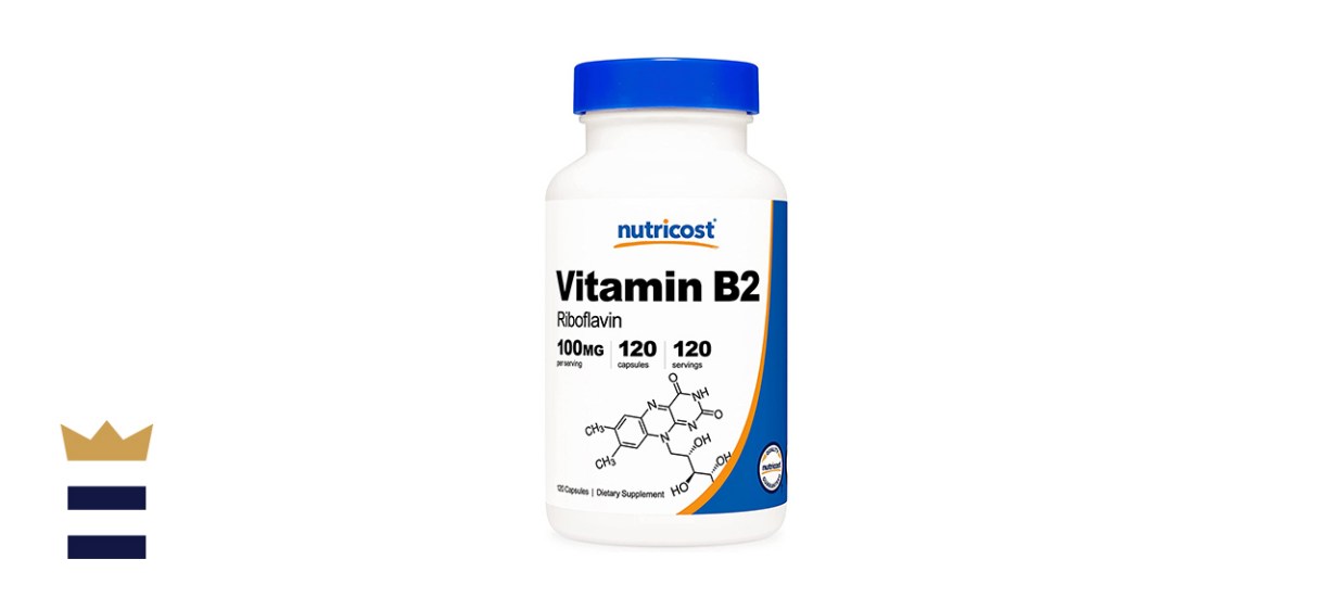 Nutricost Vitamin B2 (Riboflavin) 100mg