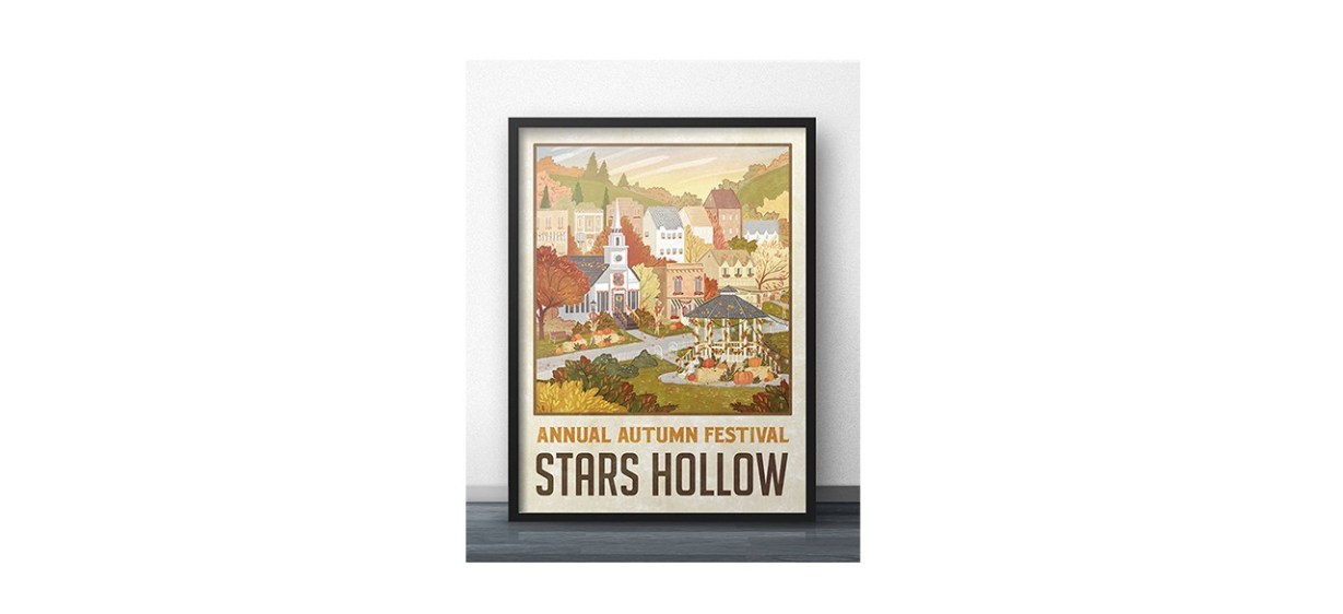 WindowShopGal Stars Hollow &quot;Autumn Festival&quot; Travel Poster