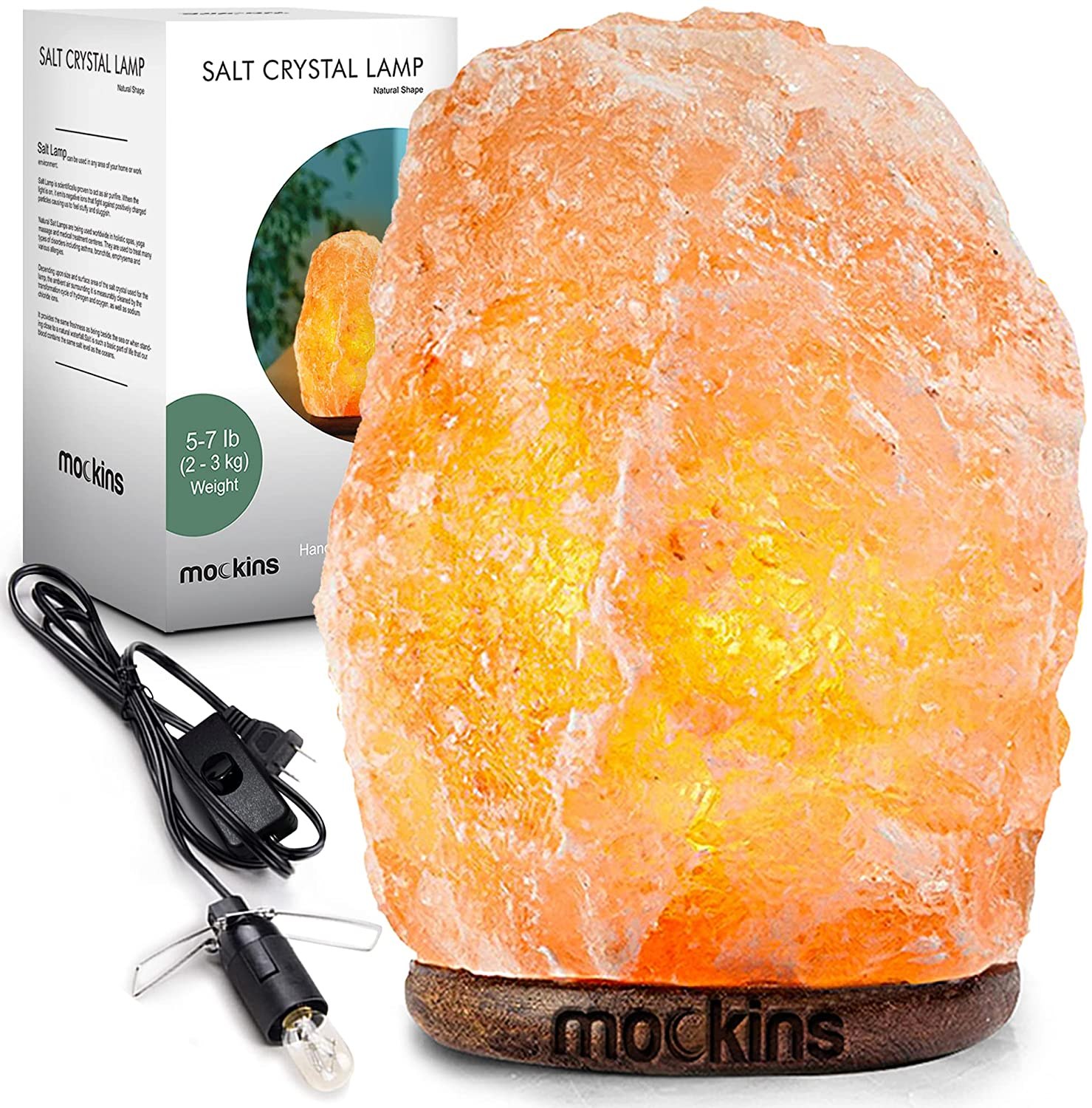 Nevlers Natural Hand Carved Himalayan Salt Lamp