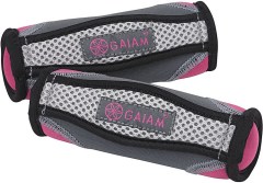 Gaiam Dumbbell-Style Hand Weights With Straps