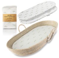 Kiddo Vibes Organic Seagrass Moses Basket
