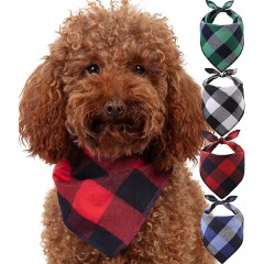 Odi Style  Buffalo Plaid Dog Bandana