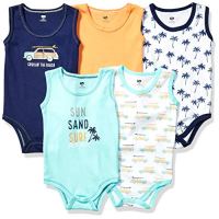 Hudson Baby 5-Pack Sleeveless Bodysuits