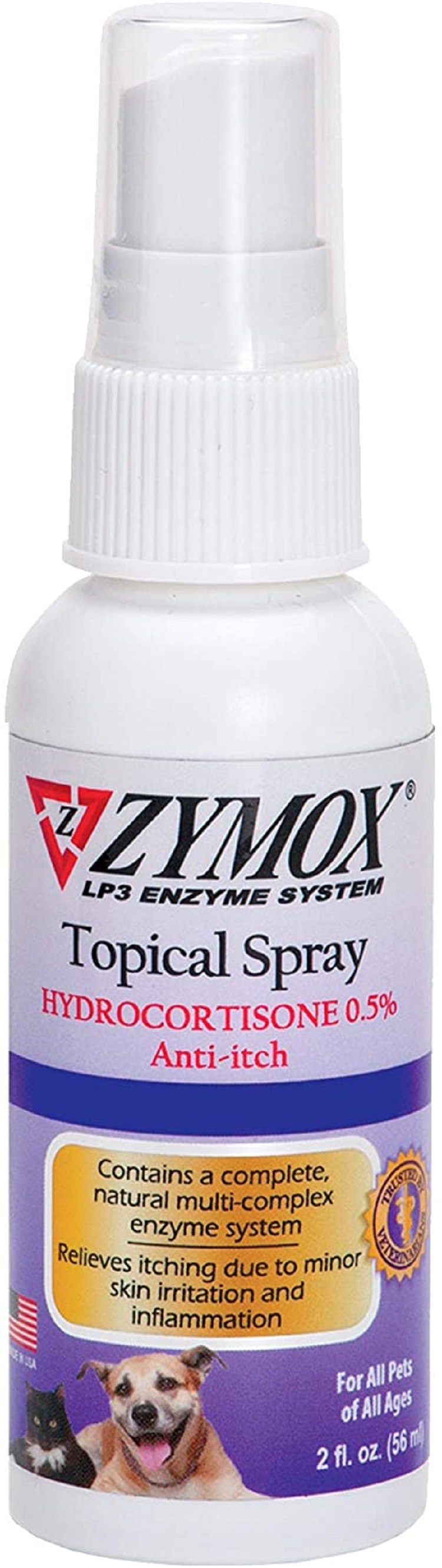 Zymox Topical Spray with Hydrocortisone