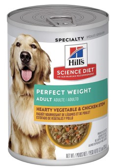 Hill’s Science Diet Perfect Weight Specialty Wet Food, Hearty Vegetable and Chicken