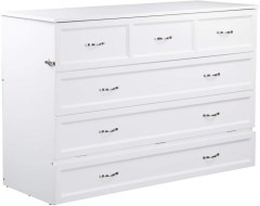 Atlantic Furniture Store Deerfield Murphy Bed Chest with Charging Station