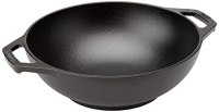 Lodge Black 9" Cast Iron Mini Wok