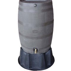 RTS 50 Gallon Flat Back Rain Barrel