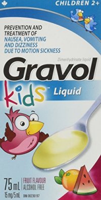 Gravol Children's Liquid for Nausea, Vomiting, Dizziness and Motion Sickness