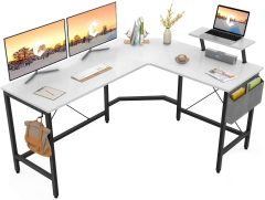 Cubiker Modern L-Shaped Computer Office Desk