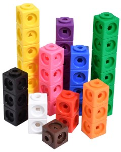 edxeducation Set of 100 - Linking Cubes For Early Math