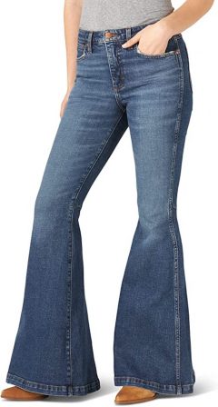 Wrangler Women's Retro High Rise Trumpet Flare Jean