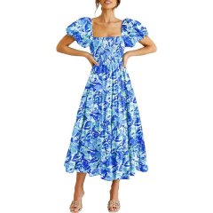 PRETTYGARDEN Women's Casual Summer Midi Dress