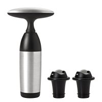 OXO Steel Vacuum Wine Saver and Preserver