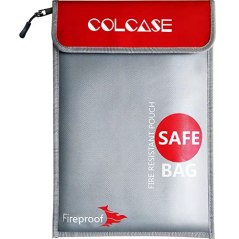 COLCASE Fireproof Document Safe Bag