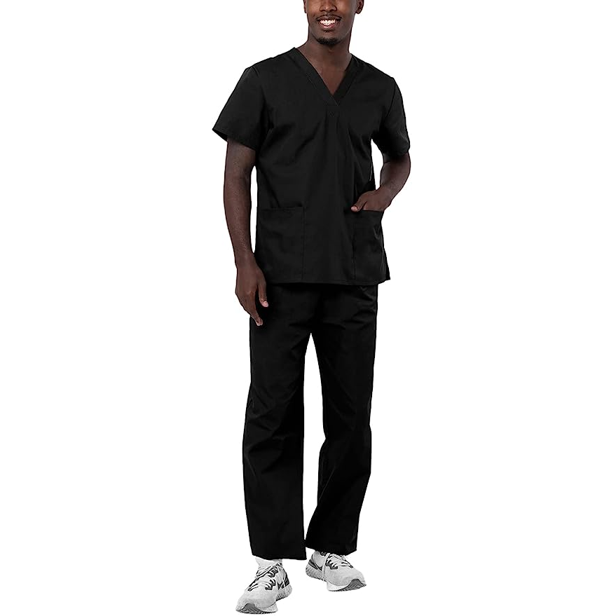 Adar Unisex Drawstring Scrub Set