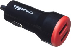 Amazon Basics Dual-Port USB Car Charger