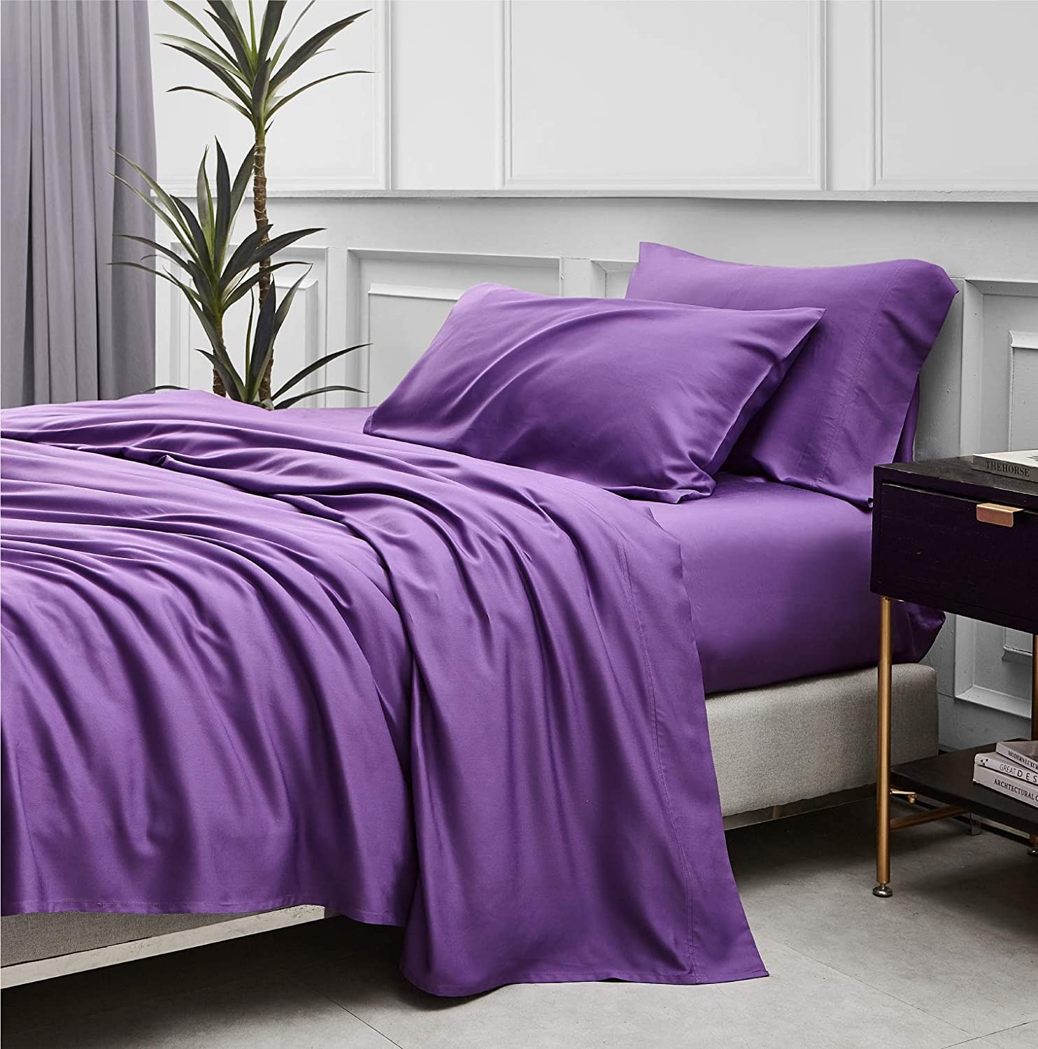 Bedsure Cooling Bamboo Bed Sheets