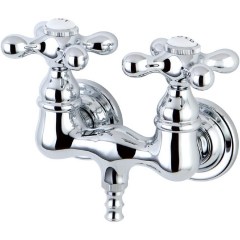 Kingston Brass Vintage Silver Clawfoot Tub Faucet