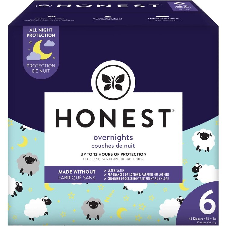 Honest Plant-Based Diapers, Size 6