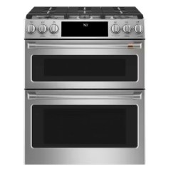 Cafe Smart Double Oven Gas Range, 30 inch