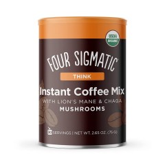 Four Sigmatic Think Instant Coffee Mix with Lion's Mane and Chaga Mushrooms