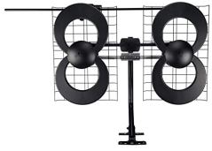 Antennas Direct ClearStream 4V IndoorOutdoor TV Antenna with Mast