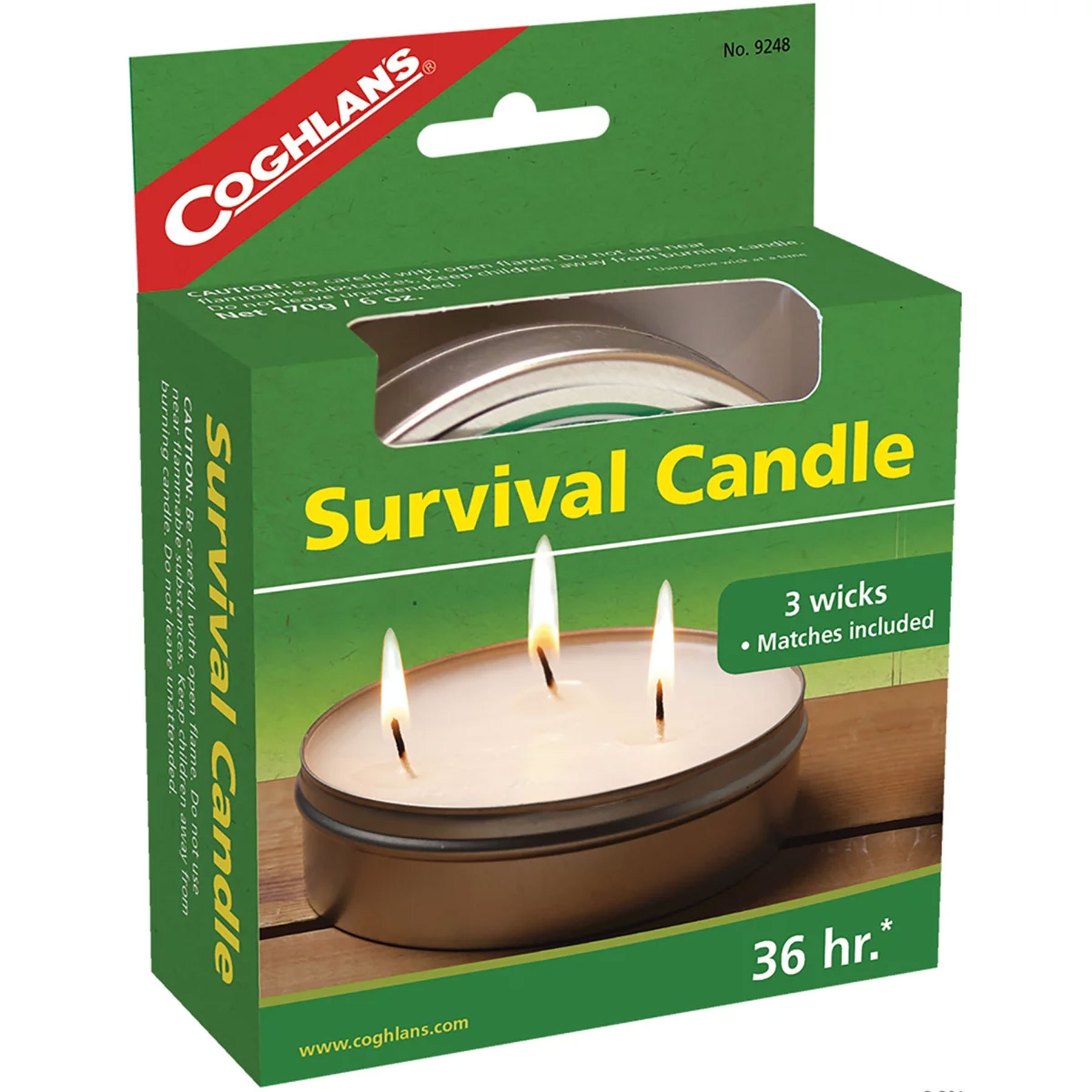 Coghlans 36-Hour Emergency Survival Candle