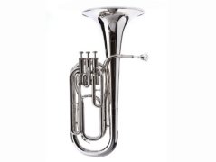 Hawk Baritone Horn with Case and Mouthpiece