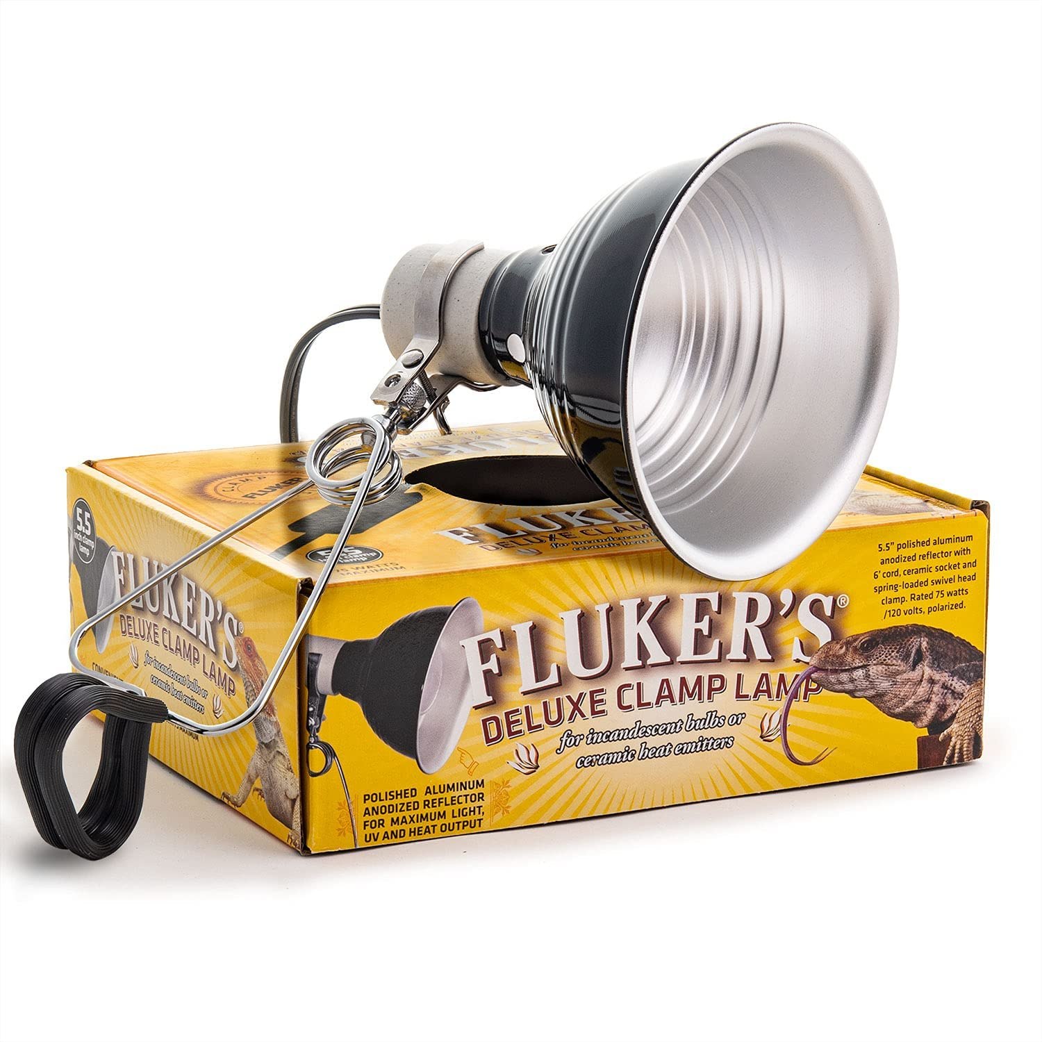 Fluker&#039;s Deluxe Clamp Lamp