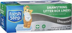 Fresh Step Unscented Drawstring Litter Box Liners