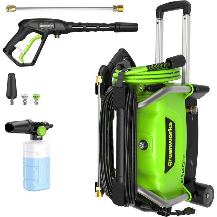 Greenworks 2100 PSI Compact Electric Pressure Washer