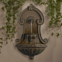 Jeco Muro Elegante Copper Finish Wall Fountain