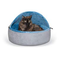 K&H Pet Products Self-Warming Hooded Cat Bed