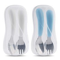 Kiercoo Toddler Utensils with Travel Carrying Case