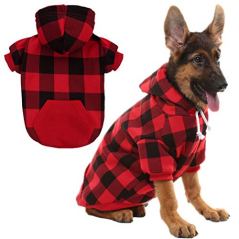 Kool Tail Plaid Dog Hoodie