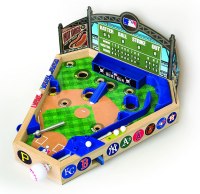Merchant Ambassador Wooden Pinball Baseball Game