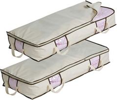 MISSLO Jumbo Under The Bed Organizer for Comforters