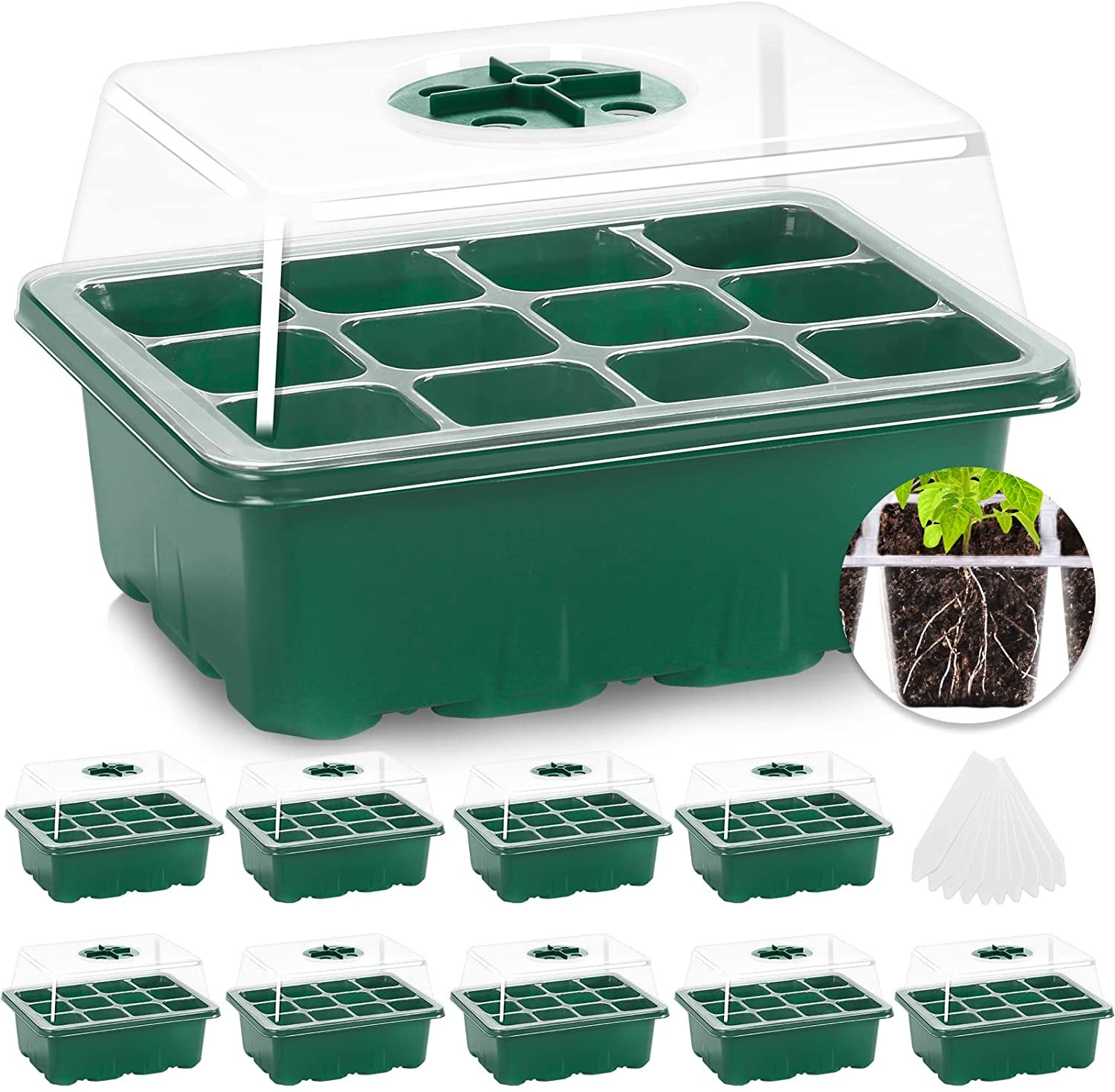 MIXC 10-Pack Seedling Starter Tray