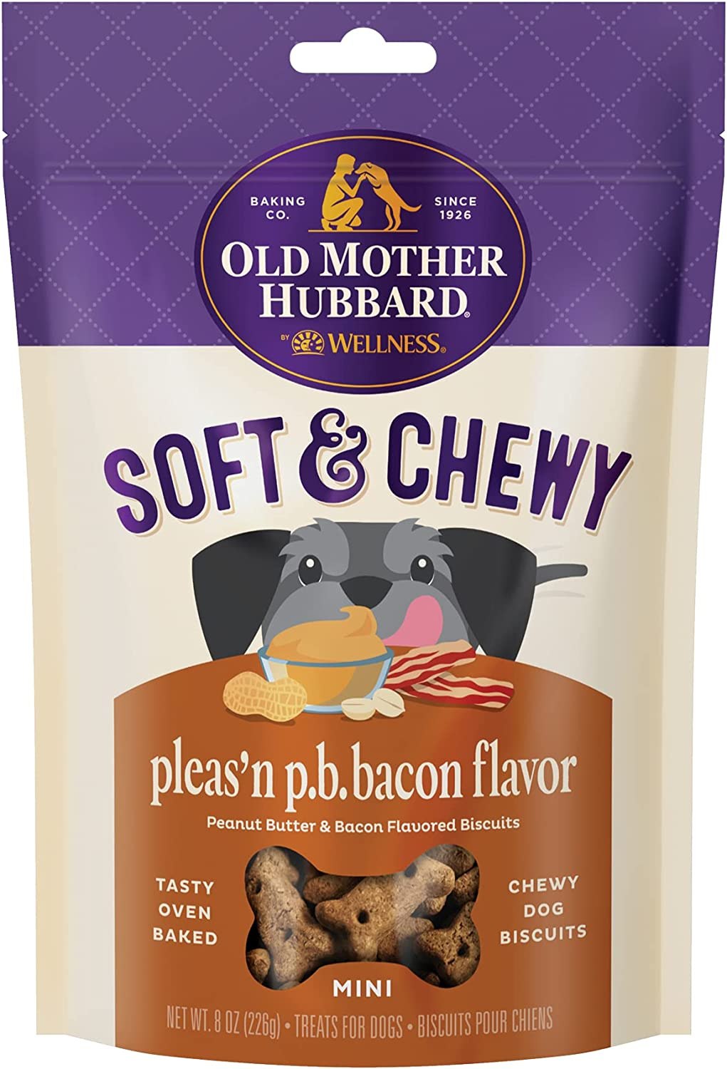 Old Mother Hubbard Peanut Butter &amp; Bacon Flavored Biscuits